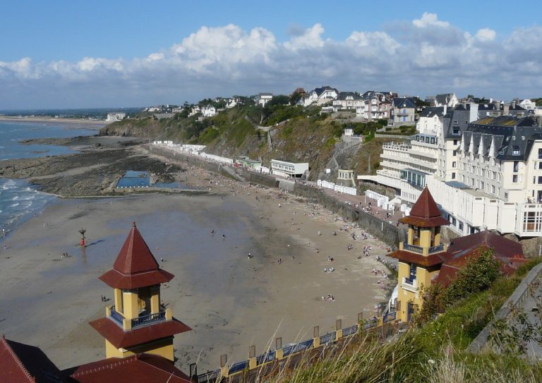 Granville town and beach